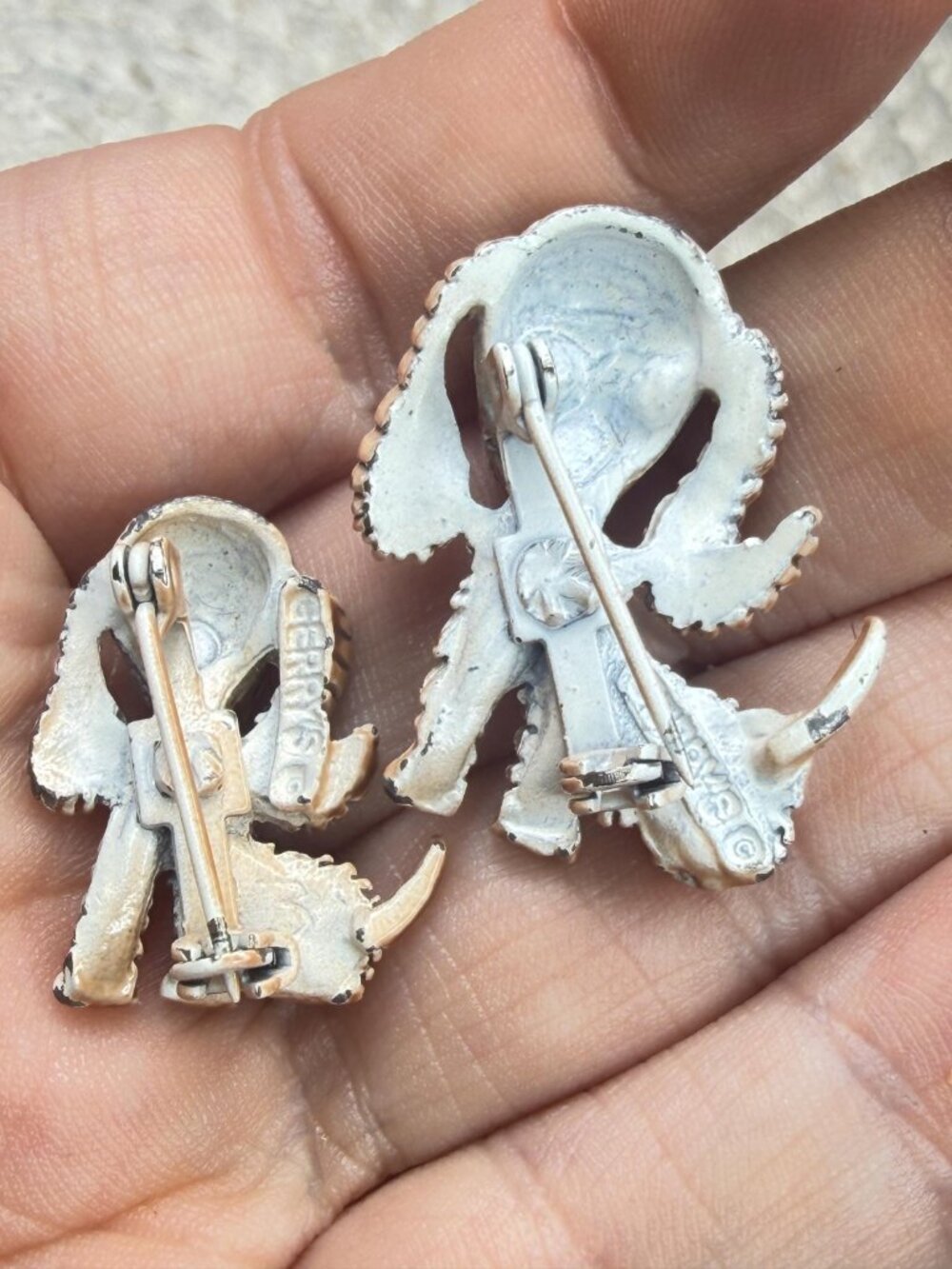 Gerry's Cocker Spaniel Brooch Set Vintage Dog Puppy Rhinestone Pins - Picture 5 of 7